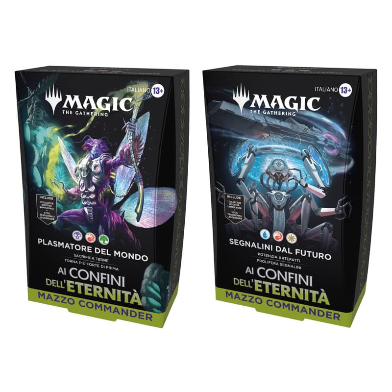 Magic: The Gathering - Ai Confini dell'Eternità - Edge of Eternities - Bundle Set 2 Mazzi Commander Deck - Italiano
