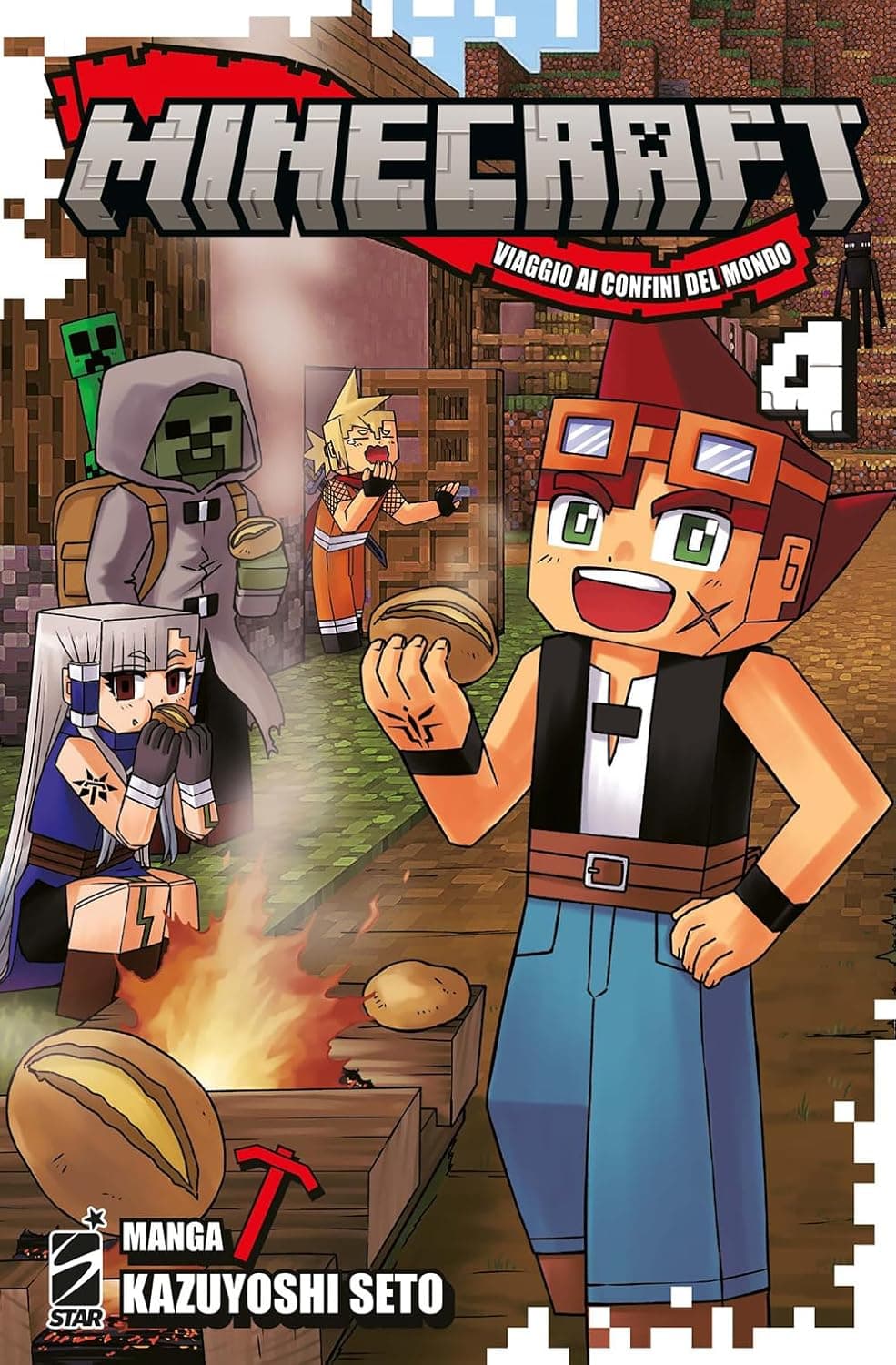 Minecraft - Viaggio ai Confini del Mondo 4 - Koen 4 - Edizioni Star Comics - Italiano