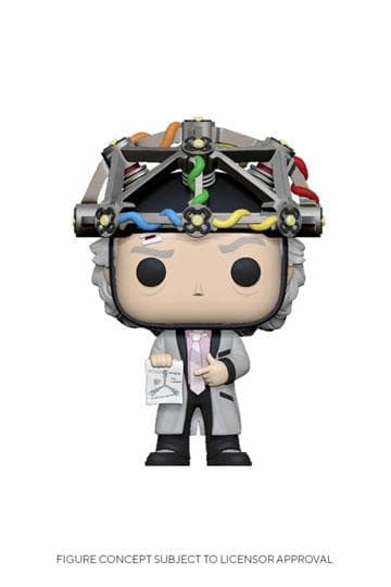 Back to the Future Funko POP! Vinyl Figure Doc w/Helmet 9 cm #959 - Movies