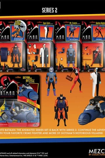 Batman: The Animated Series 2 5 Points Action Figures Deluxe Box Set 9 cm