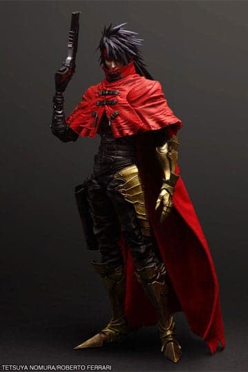 Final Fantasy VII Rebirth Play Arts Kai Action Figure Vincent Valentine 28 cm