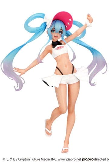 Hatsune Miku GT Project Trio-Try-iT PVC Statue Racing Miku 2024 Summer Holiday Ver. 21 cm