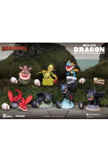 How to train your Dragon Mini Egg Attack Blind Box Figures Series 10 cm Assortment 6 Pz