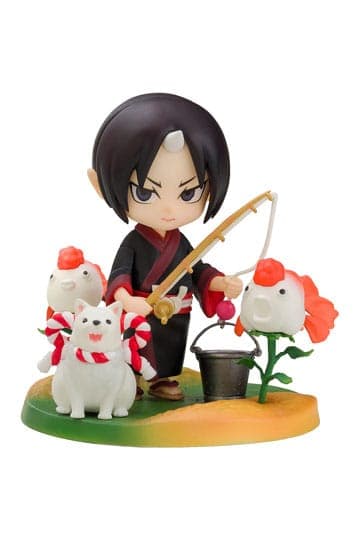 Hozuki no Reitetsu Hakotoniwa PVC Statue Hozuki & Shiro 11 cm