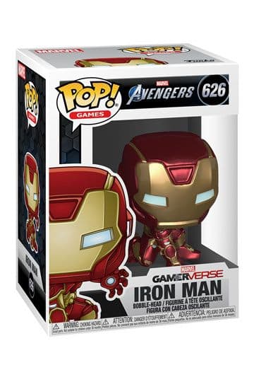 Marvel's Avengers (2020 video game) Funko POP! Marvel Vinyl Figure Iron Man 9 cm #626 - Marvel, Games