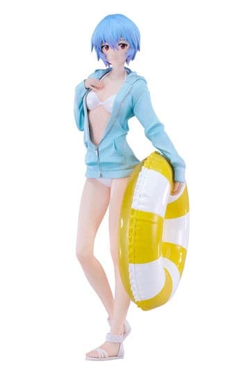 Rebuild of Evangelion Pop Up Parade L PVC Statue Beach Queens: Rei Ayanami 22 cm