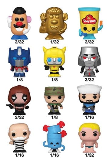 Retro Toys Bitty Funko POP! Vinyl Figure PDQ 2,5 cm - Bitty