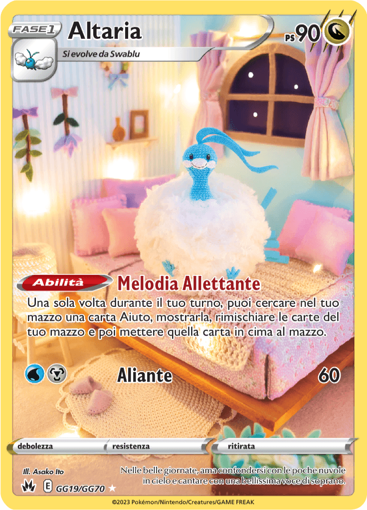 Altaria - Zenit Regale GG19/GG70 - Italiano - HOLO - Near Mint