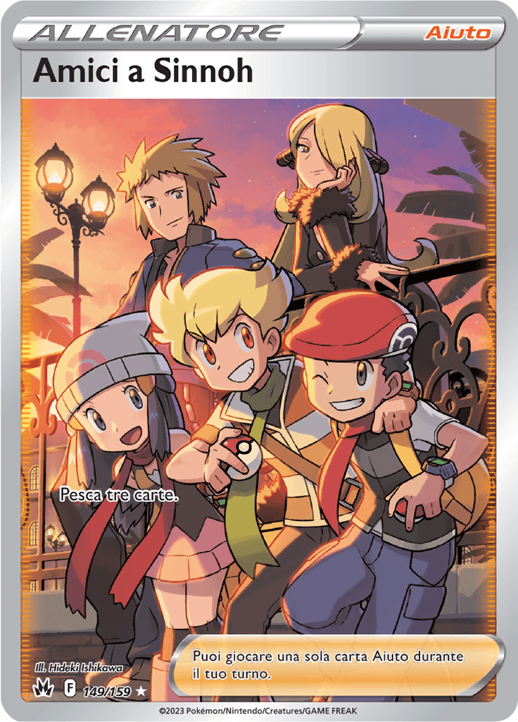 Amici a Sinnoh - Zenit Regale 149/159 - Italiano - HOLO - Near Mint