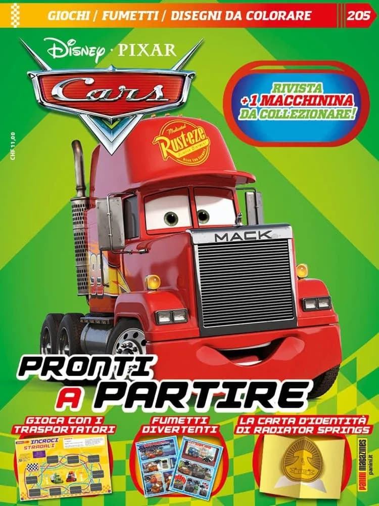 Cars Magazine 205 - Pixar Fun 205 - Panini Comics - Italiano