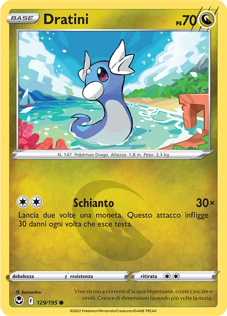 Dratini - Tempesta Argentata 129/195 - Italiano - Near Mint