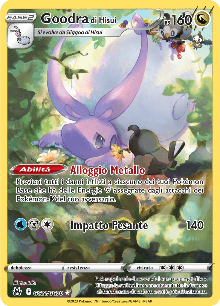 Goodra di Hisui - Zenit Regale GG21/GG70 - Italiano - HOLO - Near Mint