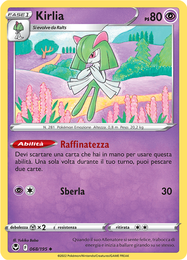 Kirlia - Tempesta Argentata 68/195 - Italiano - Near Mint