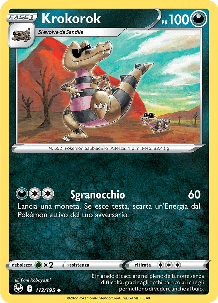 Krokorok - Tempesta Argentata 112/195 - Italiano - Near Mint