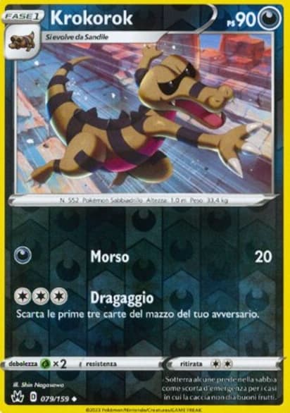 Krokorok - Reverse - Zenit Regale 79/159 - Italiano - HOLO - Near Mint