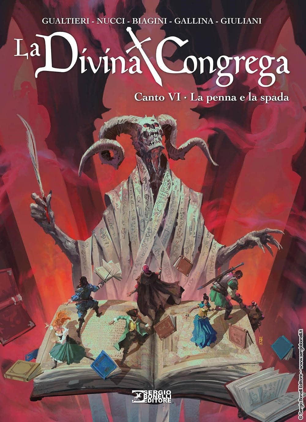 La Divina Congrega Vol. 6 - Canto VI: La Penna e la Spada - Sergio Bonelli Editore - Italiano
