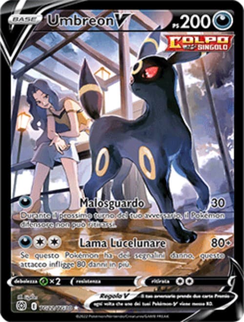 Umbreon V - Astri Lucenti TG22/TG30 - Italiano- HOLO - Near Mint