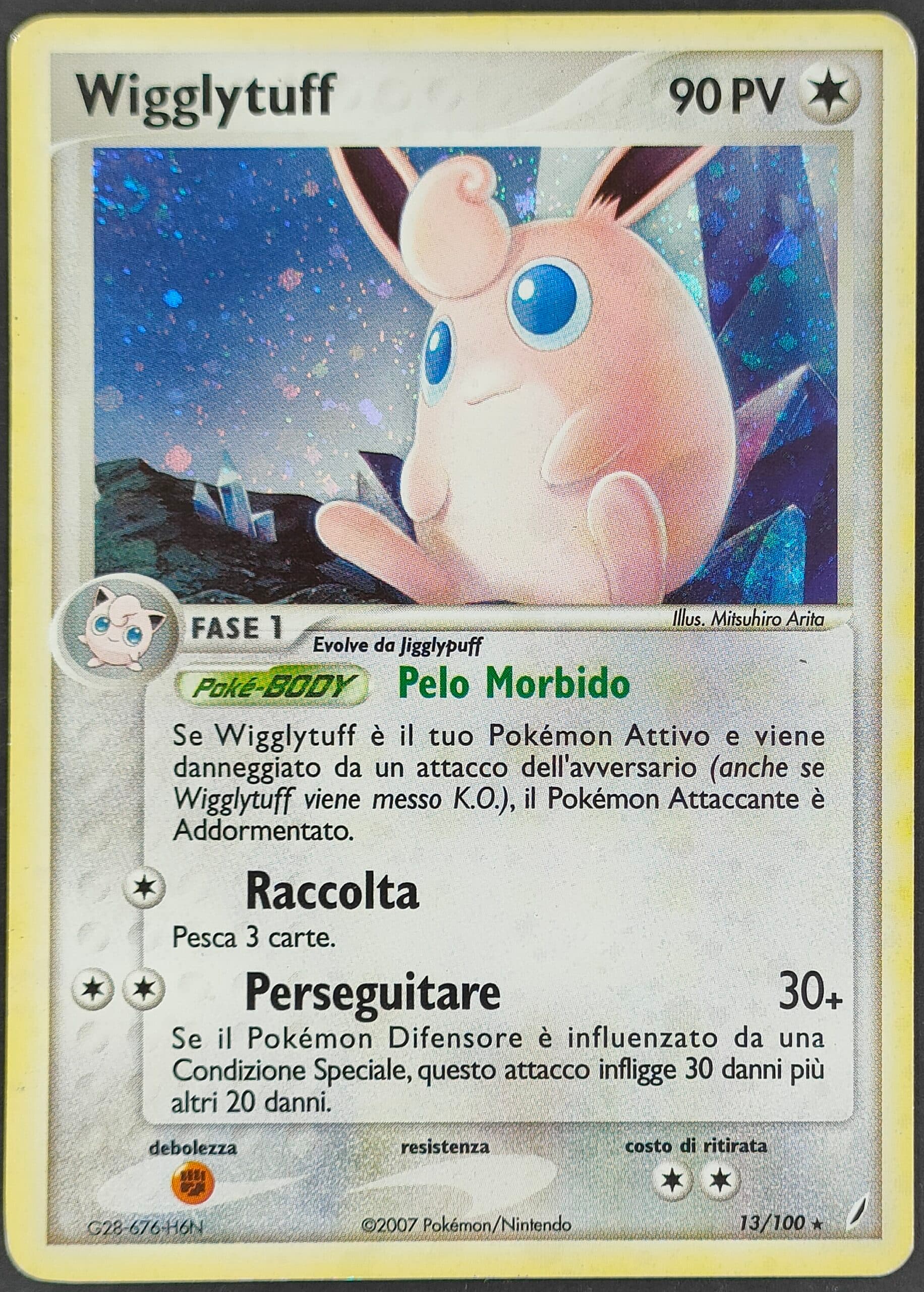 Wigglytuff - EX Guardiani dei Cristalli 13/100 - Italiano - HOLO - Good