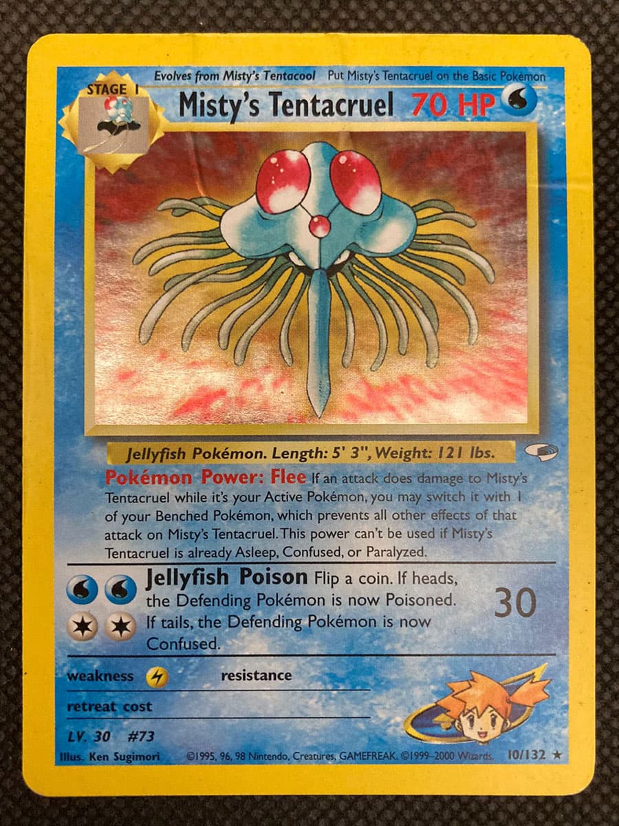 Misty's Tentacruel - Gym Heroes 10/132 - Inglese - HOLO - Poor