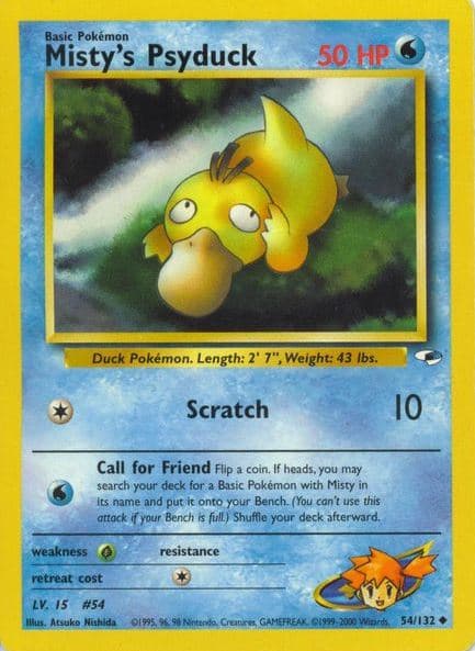 Misty's Psyduck - Gym Heroes 54/132 - Inglese - Very Good