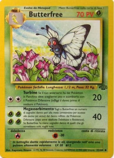 Butterfree - Jungle 33/64 - Italiano - Near Mint