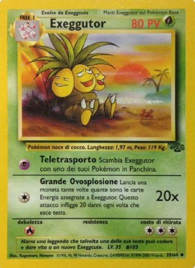 Exeggutor - Jungle 35/64 - Italiano - Nuovo