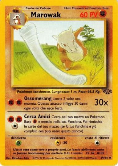 Marowak - Jungle 39/64 - Italiano - Near Mint