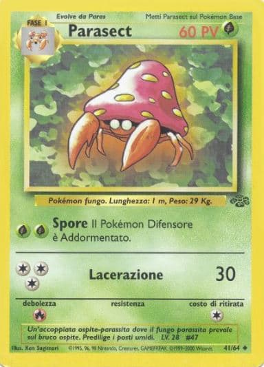 Parasect - Jungle 41/64 - Italiano - Nuovo