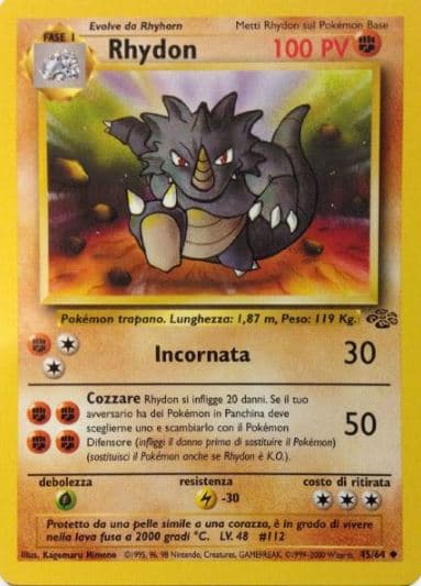 Rhydon - Jungle 45/64 - Italiano - Near Mint