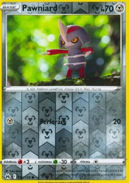 Pawniard - Reverse - Zenit Regale 92/159 - Italiano - HOLO - Near Mint