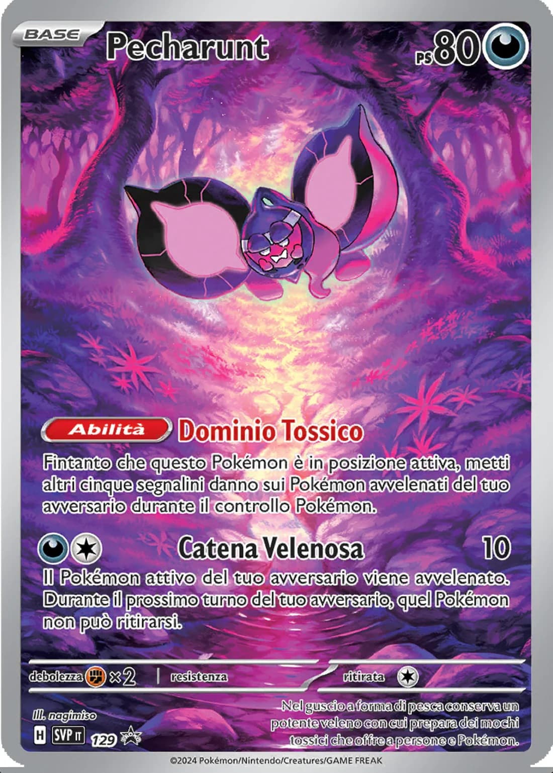 Pecharunt - Black Star Promo SVP129 - Italiano - HOLO - Near Mint