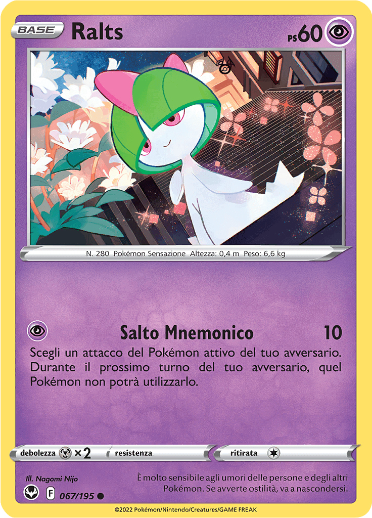 Ralts - Tempesta Argentata 67/195 - Italiano - Near Mint