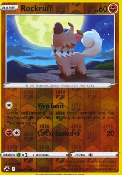 Rockruff - Reverse - Zenit Regale 73/159 - Italiano - HOLO - Near Mint