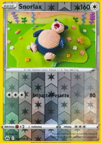Snorlax - Reverse - Zenit Regale 109/159 - Italiano - HOLO - Near Mint