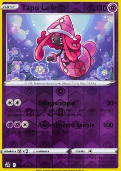 Tapu Lele - Reverse - Zenit Regale 64/159 - Italiano - HOLO - Near Mint