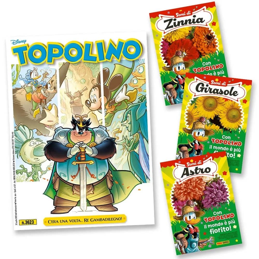 Topolino - Supertopolino 3623 + Busta di Semi - Panini Comics - Italiano