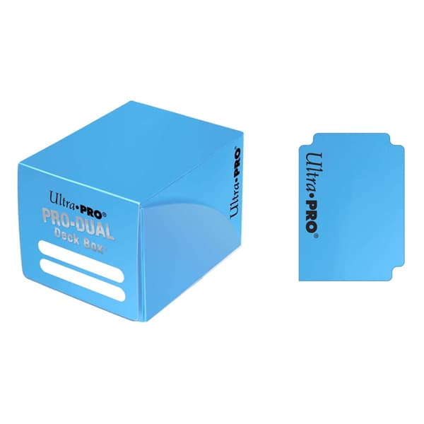 Porta Mazzo Pro Dual Deck Box Small 120 Carte - Light Blue Blu Chiaro