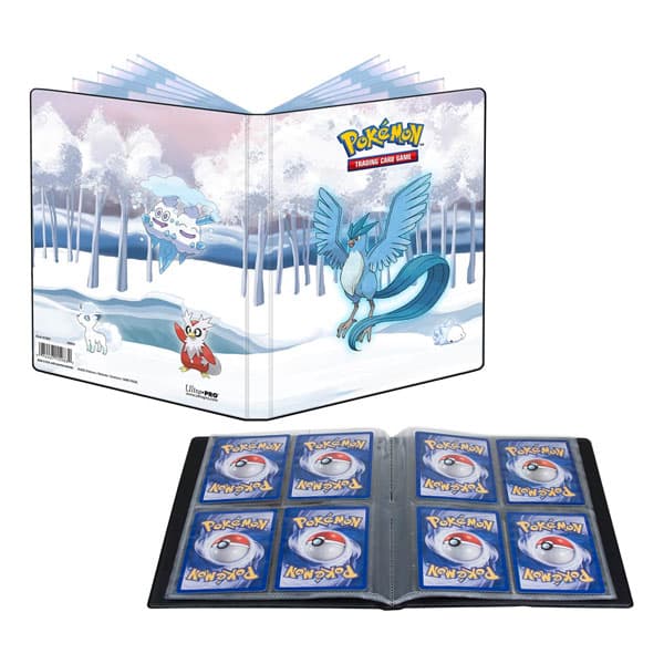 Album Raccoglitore 80 Carte 10 Fogli 4 Tasche - Portfolio 4 Pocket - Pokemon Frosted Forest