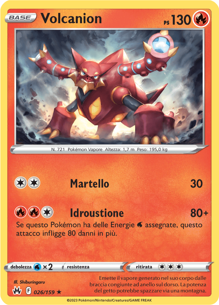 Volcanion - Zenit Regale 26/159 - Italiano - HOLO - Near Mint
