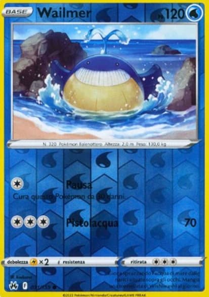 Wailmer - Reverse - Zenit Regale 31/159 - Italiano - HOLO - Near Mint