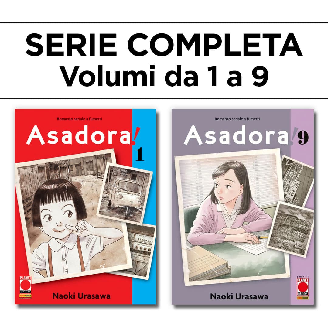 Asadora! 1/9 - Ristampa - Serie Completa - Panini Comics - Italiano
