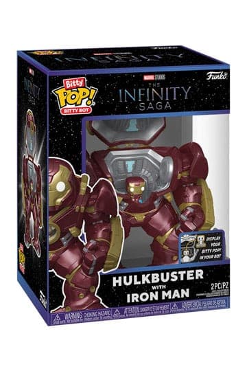 Bitty Funko POP! Bots Figure 4-Pack Marvel- Hulkbuster 2,5 cm #66 - Bitty