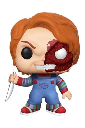 Child´s Play Funko POP! Movies Vinyl (Exc) Figure Chucky Half (BD) 9 cm #798 - Movies