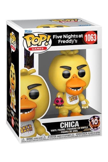 Five Nights at Freddy's Funko POP! Vinyl Figure 10th Anniversary - Chica 9 cm #1063 - Games