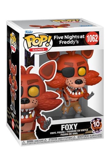 Five Nights at Freddy's Funko POP! Vinyl Figure 10th Anniversary - Foxy 9 cm #1062 - Games