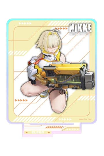 Goddess of Victory: Nikke Crouching Series Acrylic Stand Elegg Holographic 14 cm