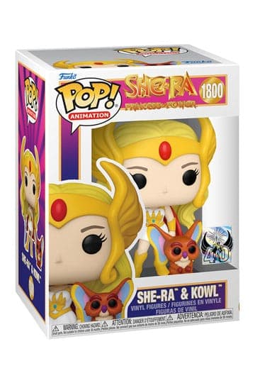 Masters of The Universe Funko POP! & Buddy Vinyl Figure She-Ra w/Kowl 9 cm #1800 - Animation