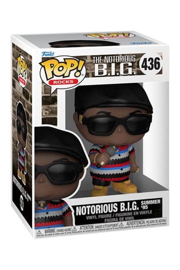 Notorious B.I.G Funko POP! Rocks Vinyl Figure Biggie - Beat The Summer Jam 9 cm #436 - Rocks