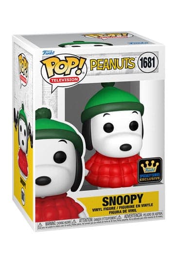 Peanuts Funko POP! Animation Vinyl Figure Snqy in Coat CHASE 9 cm #1681 - Television