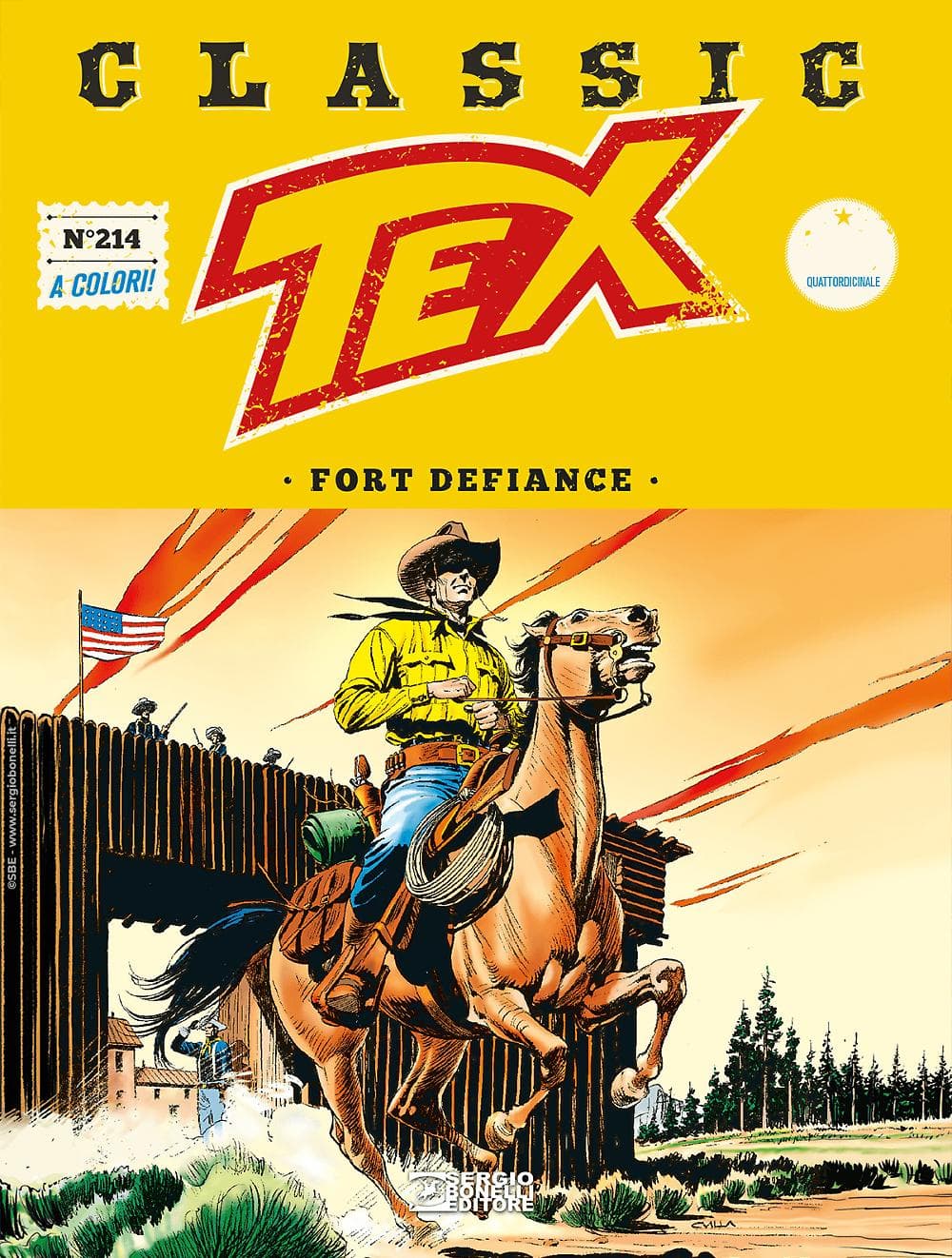 Tex Classic 214 - Fort Defiance - Sergio Bonelli Editore - Italiano